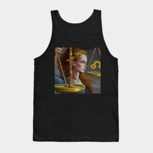 Libra Zodiac Tank Top